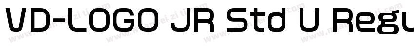 VD-LOGO JR Std U Regular字体转换